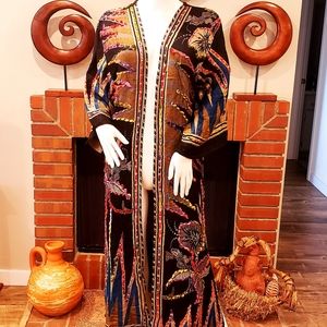 RAJ-MURIEL Thick Knit Emb. Kimono-OS-NWT